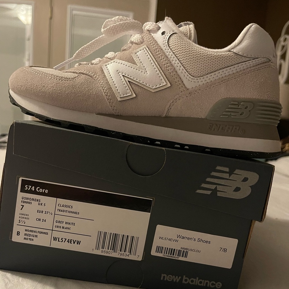 Like new balance tennis shoes.